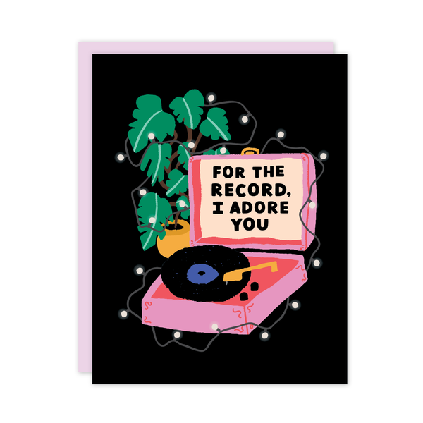 Adore You Record Card