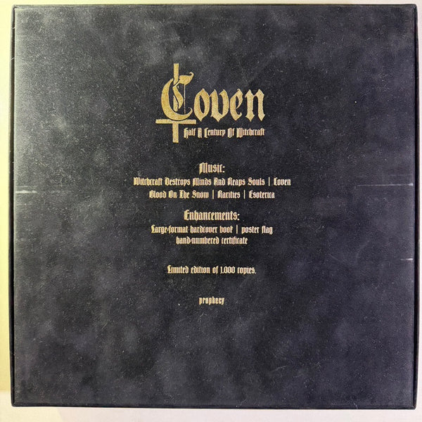 Coven – Half A Century Of Witchcraft LP USED Vinyl Box Set VG+/VG++