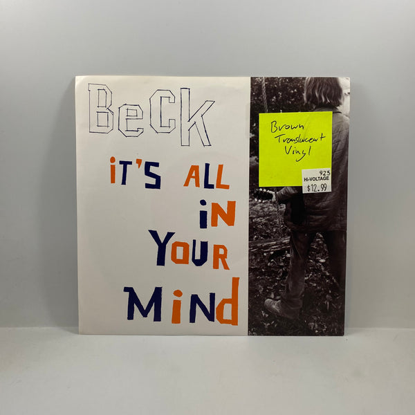 Beck – It's All In Your Mind 7" USED Vinyl VG+/VG+ Color Vinyl