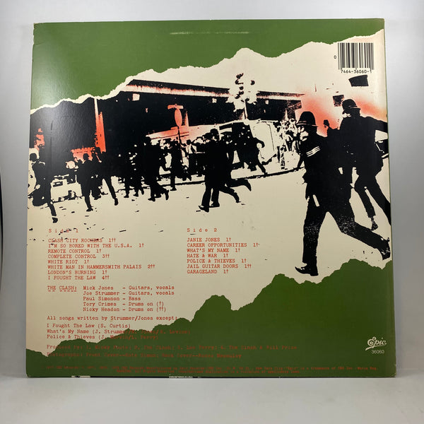 The Clash – The Clash LP USED Vinyl Original Pressing With Promo 7" VG++/VG+