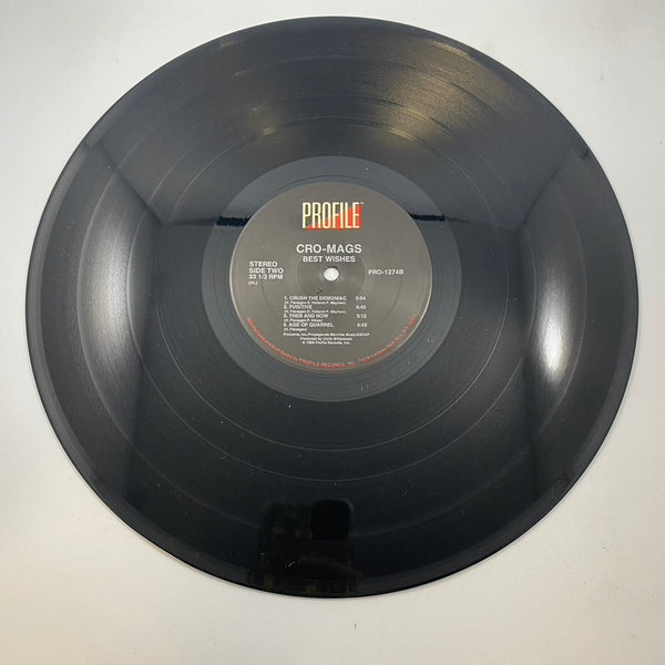Cro-Mags – Best Wishes LP USED Vinyl VG+/VG+