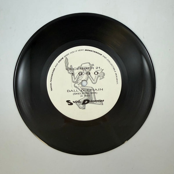 Social Distortion – Ball & Chain (Skeletal Mix) 7" USED Vinyl VG+/Generic