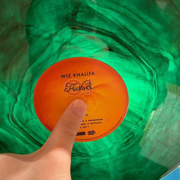 Wiz Khalifa – Kush & OJ 2LP USED VG+/VG+ Green/Orange Vinyl