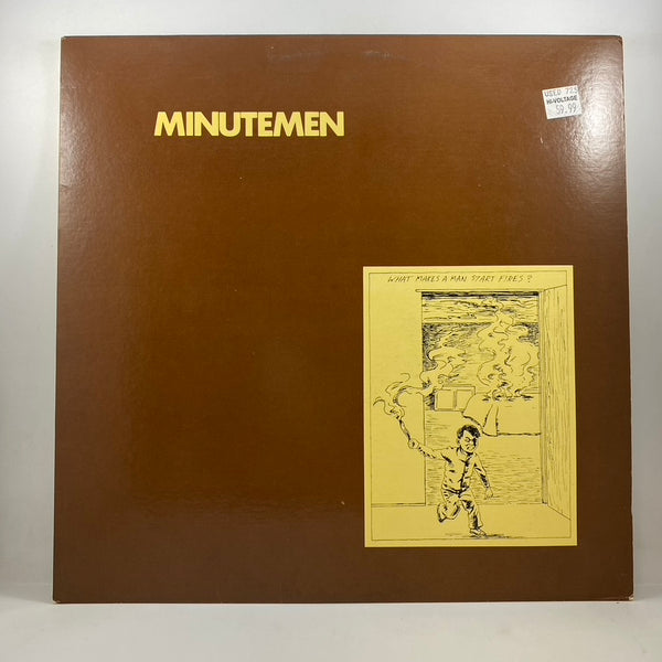 Minutemen – What Makes A Man Start Fires? LP USED Vinyl NM/VG+ Original Pressing