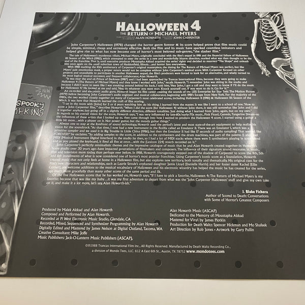 John Carpenter, Alan Howarth – Halloween 1-5 LP USED Vinyl Box Set NM/NM Color Vinyl