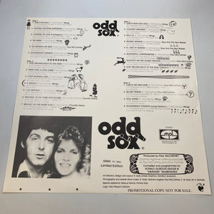 Paul McCartney / Wings / Suzy And The Red Stripes / The Country Hams – Odd Sox LP USED Vinyl VG+/VG+