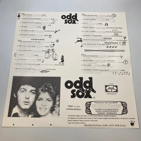 Paul McCartney / Wings / Suzy And The Red Stripes / The Country Hams – Odd Sox LP USED Vinyl VG+/VG+