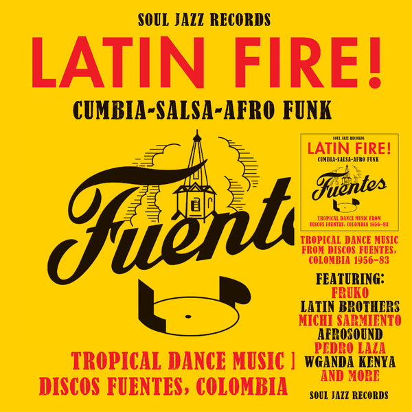 LATIN FIRE! Cumbia–Salsa–Afro-Funk: Tropical Dance Music 1956-83 2LP NEW