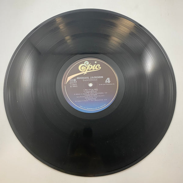 Michael Jackson – Dangerous LP USED Vinyl VG+/VG+