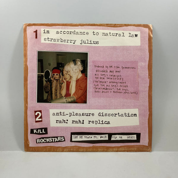 Bikini Kill – The Anti-Pleasure Dissertation 7" USED Vinyl VG/VG+