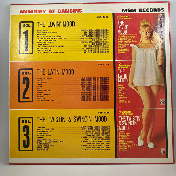 Various – Anatomy Of Dancing, Vol. 1, 2, and 3 - The Lovin' Mood, The Latin Mood, The Twistin' & Swingin' Mood LP USED Vinyl VG+/VG