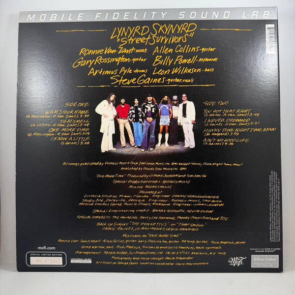 Lynyrd Skynyrd – Street Survivors LP USED Vinyl VG++/VG Audiophile