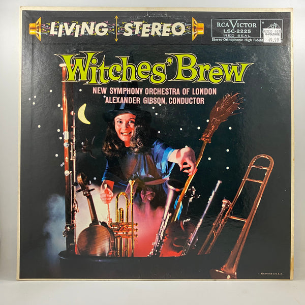 New Symphony Orchestra Of London, Alexander Gibson – Witches' Brew LP USED Vinyl VG+/VG