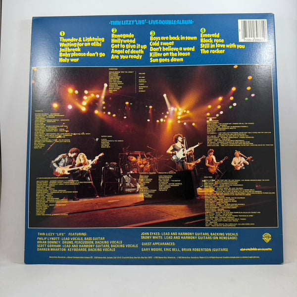 Thin Lizzy – Life Live LP USED Vinyl VG+/VG+