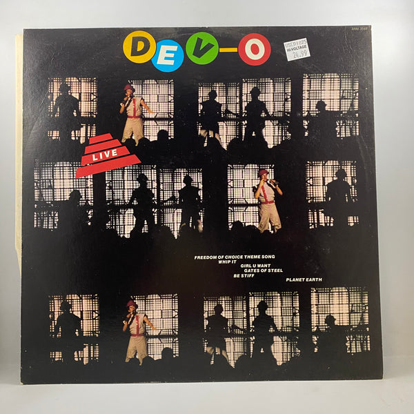 Devo – Dev-O Live LP USED Vinyl VG+/VG+