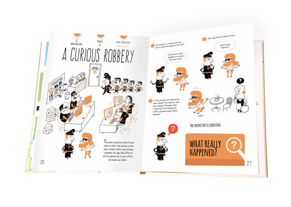 Sleuth & Solve: 20+ Mind-Twisting Mysteries: (Mystery Book for Kids and Adults, Puzzle and Brain Teaser Book for All Ages) by Ana Gallo, Victor Escandell