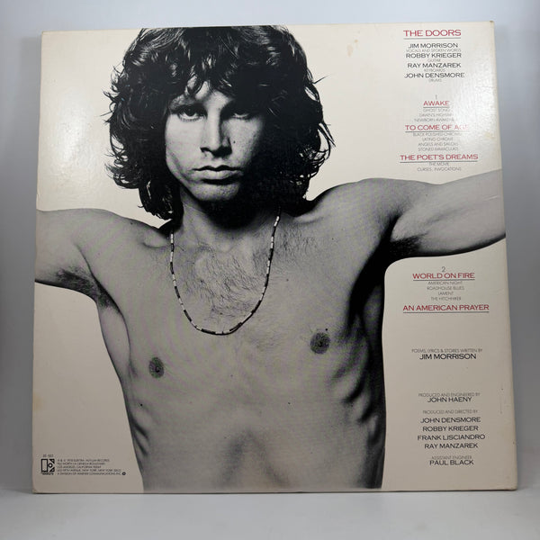 Jim Morrison, The Doors – An American Prayer LP USED Vinyl VG+/VG+