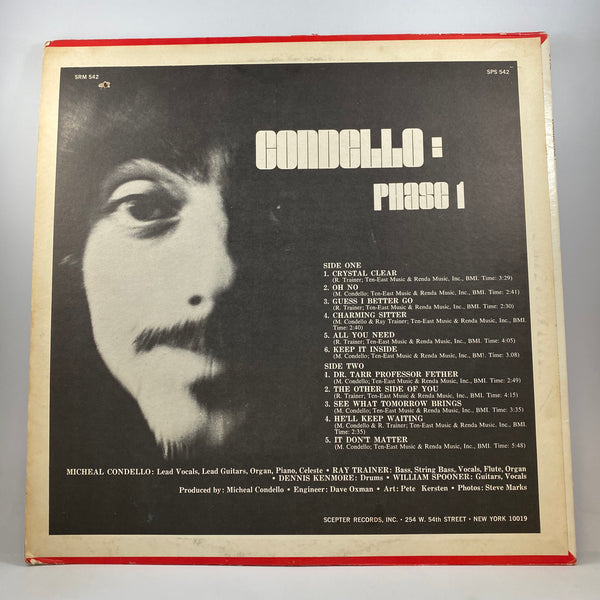 Condello – Phase 1 LP USED Vinyl VG+/G