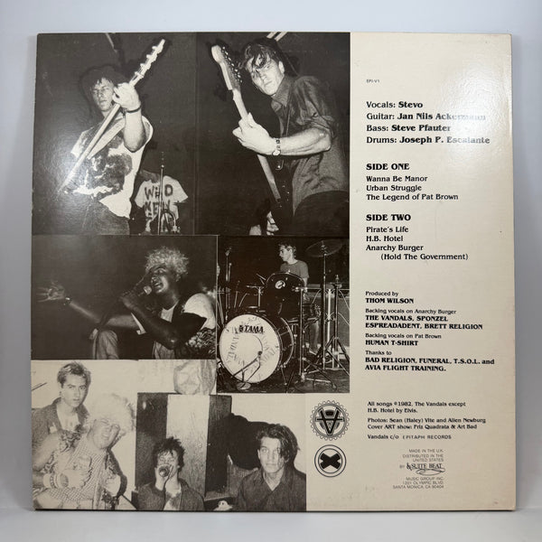The Vandals – Peace Thru Vandalism LP USED Vinyl VG+/VG+