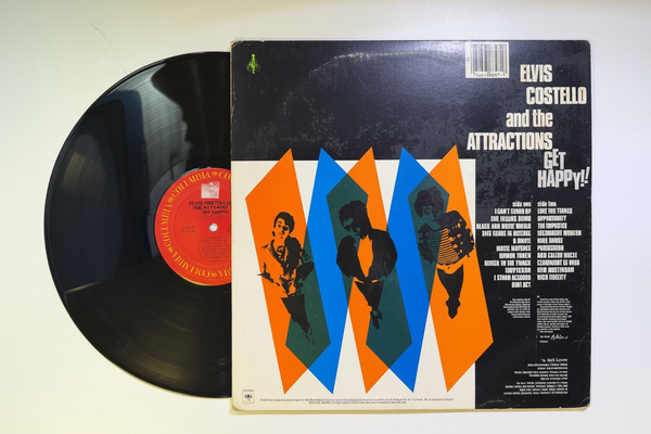 Elvis Costello And The Attractions – Get Happy!! LP USED Vinyl LP USED Vinyl VG+/VG