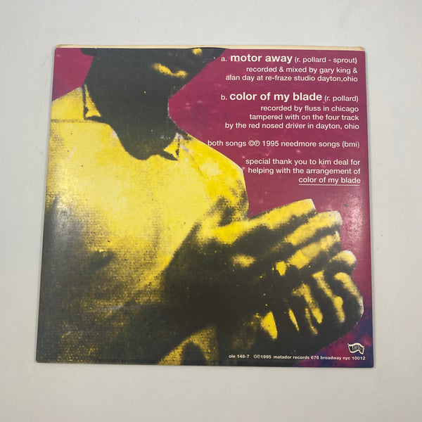 Guided By Voices – Motor Away / Color Of My Blade 7" USED Vinyl VG++/VG+