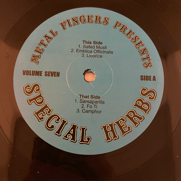 Metal Fingers (MF DOOM) – Special Herbs Volume 7 & 8 2LP USED NM/VG++ 2014 Pressing w/ 7"