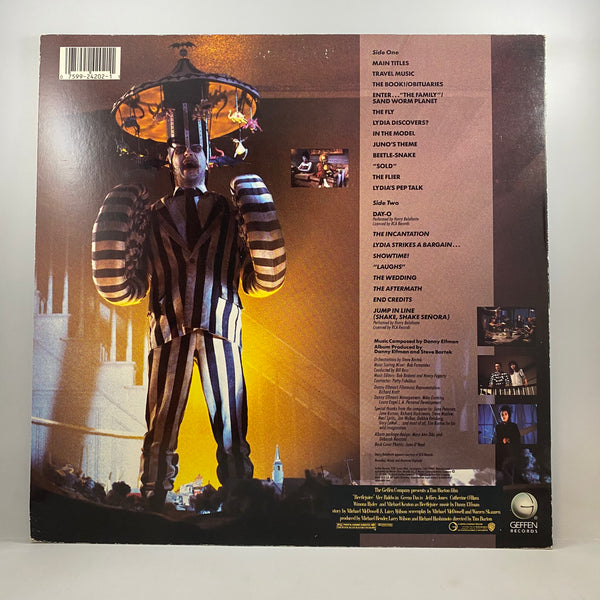 Danny Elfman – Beetlejuice (Original Motion Picture Soundtrack) LP USED Vinyl VG+/VG+ Original Pressing