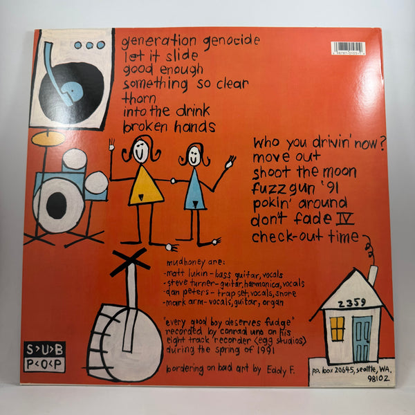 Mudhoney – Every Good Boy Deserves Fudge LP USED Vinyl NM/NM
