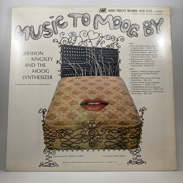 Gershon Kingsley – Music To Moog By LP USED Vinyl Mint Still Sealed