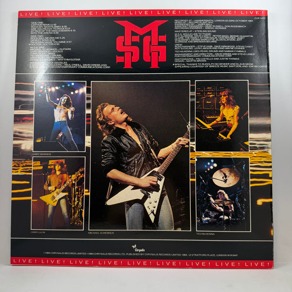 The Michael Schenker Group – Rock Will Never Die LP USED Vinyl NM/VG+
