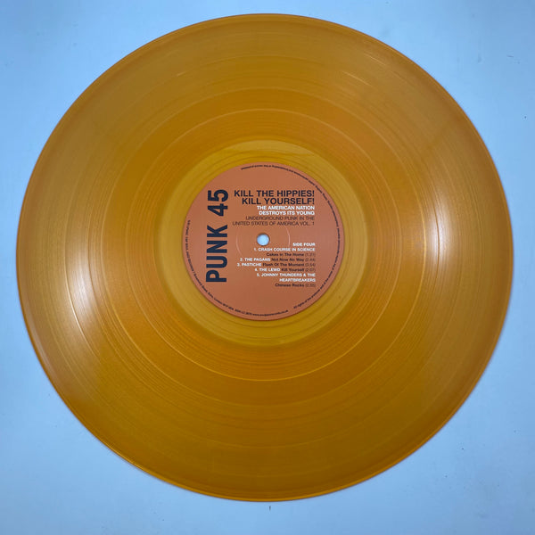 Various – Punk 45: Kill The Hippies! Kill Yourself! The American Nation Destroys Its Young (Underground Punk In The United States Of America, 1973-1980 Vol. 1) LP USED Vinyl NM/NM Color Vinyl