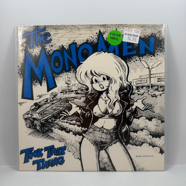 The Mono Men – Took That Thing 7" USED Vinyl VG+/VG+ Color Vinyl