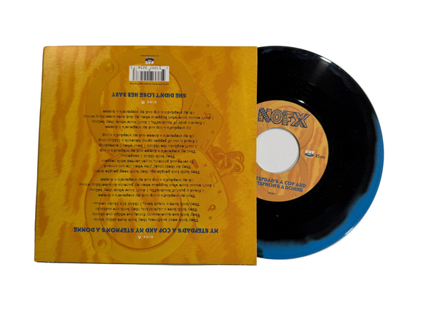 NOFX – My Stepdad’s A Cop And My Stepmom’s A Domme 7" USED Vinyl NM/NM Color Vinyl