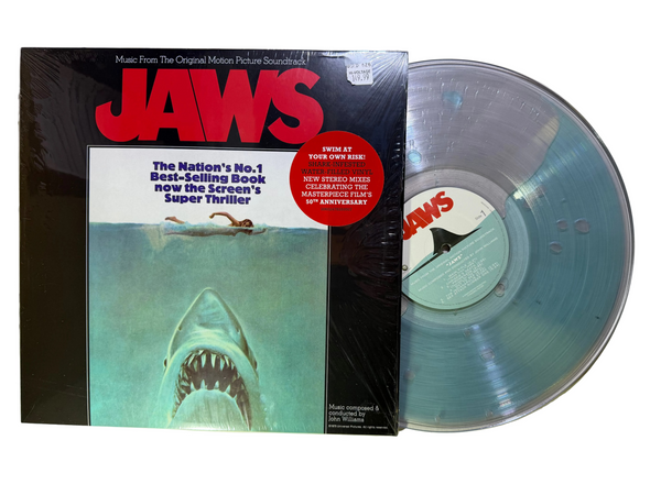 John Williams – Jaws (Music From The Original Motion Picture Soundtrack) LP USED Vinyl NM/NM Water Filled / Color Vinyl