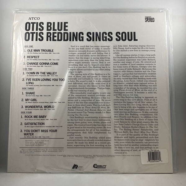 Otis Redding – Otis Blue / Otis Redding Sings Soul LP Vinyl Mint Still Sealed Audiophile