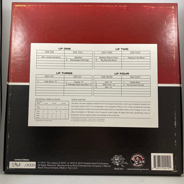 Grateful Dead – Dick's Picks Volume One: Tampa, FL 12/19/73 LP USED Vinyl Box Set NM/NM