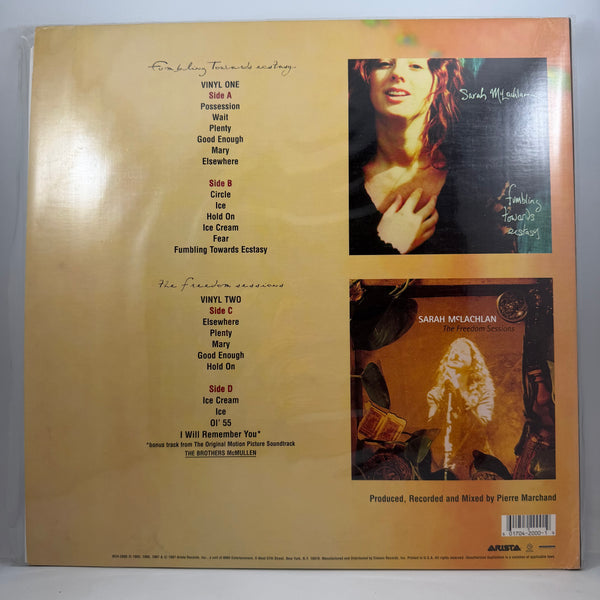 Sarah McLachlan – Fumbling Towards Ecstasy And The Freedom Sessions LP USED Vinyl NM/VG+