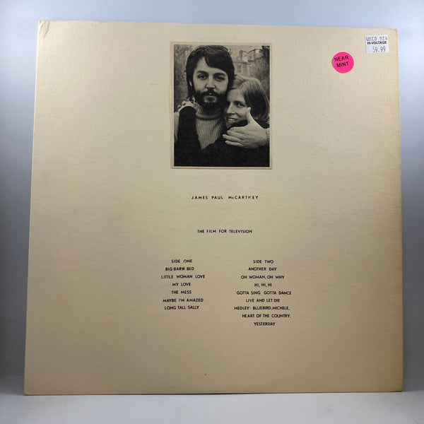 James Paul McCartney – James Paul McCartney LP USED Vinyl NM/VG+