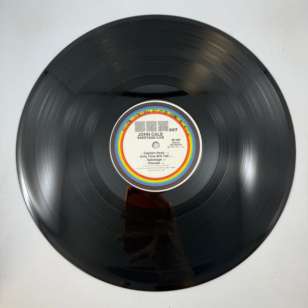 John Cale – Sabotage/Live LP USED Vinyl NM/VG+