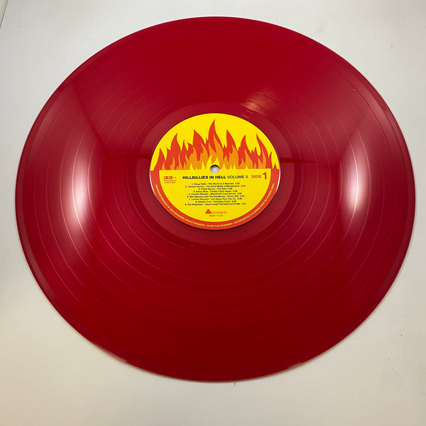 Various – Hillbillies In Hell - Country Music's Tormented Testament (1952-1974) Volume Five LP USED Vinyl NM/NM Color Vinyl
