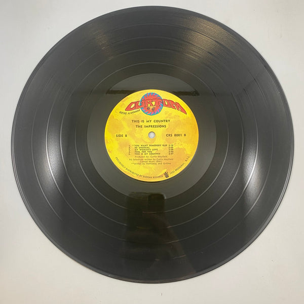 The Impressions – This Is My Country LP USED Vinyl VG++/VG+