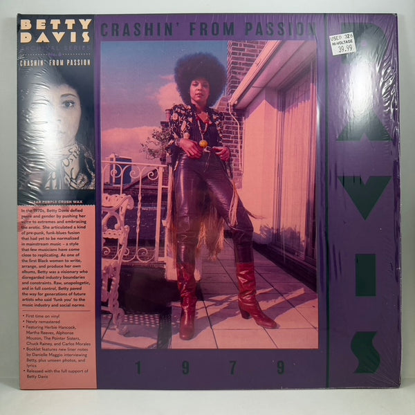 Betty Davis – Crashin' From Passion LP USED Vinyl NM/NM Color Vinyl