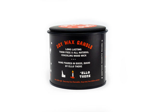 Candle - Emo Night Soy Candle with Playlist & Vinyl Magnet