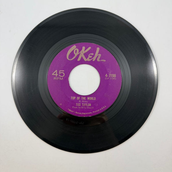 Ted Taylor – Somebody's Always Trying / Top Of The World 7" USED Vinyl VG/Generic