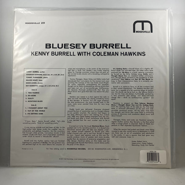 Kenny Burrell With Coleman Hawkins – Bluesey Burrell LP Vinyl Mint Still Sealed Audiophile