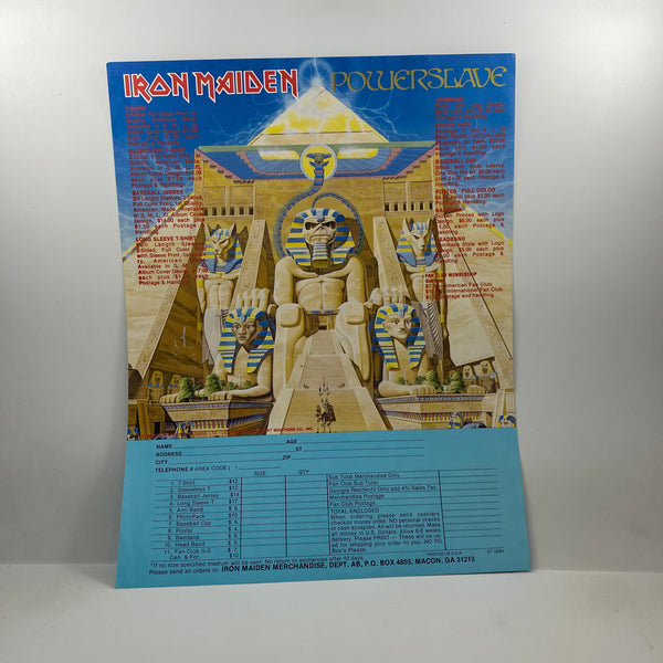 Iron Maiden – Powerslave LP USED Vinyl VG+/VG+