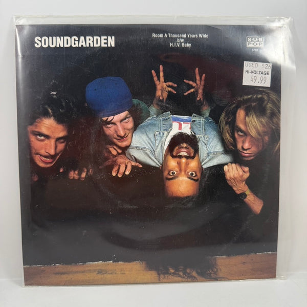 Soundgarden – Room A Thousand Years Wide b/w H.I.V. Baby 7" USED Vinyl VG++/VG+