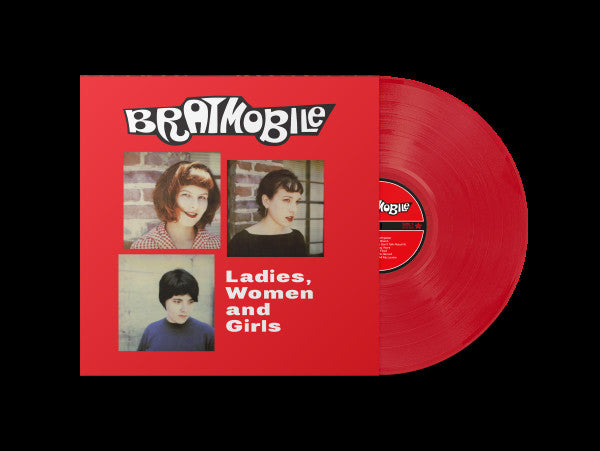 Bratmobile - Ladies, Women and Girls LP NEW RED VINYL