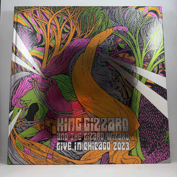 King Gizzard And The Lizard Wizard – Live in Chicago 2023 LP USED Vinyl Box Set NM/NM Color Vinyl