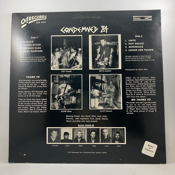 Condemned 84 – Battle Scarred LP USED Vinyl VG+/VG+